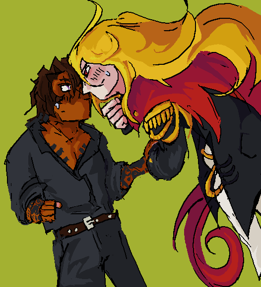 frebbiekillsyou's tweet photo. kurokumo x manager heathdon doodle https://t.co/7xNBkuOIDI