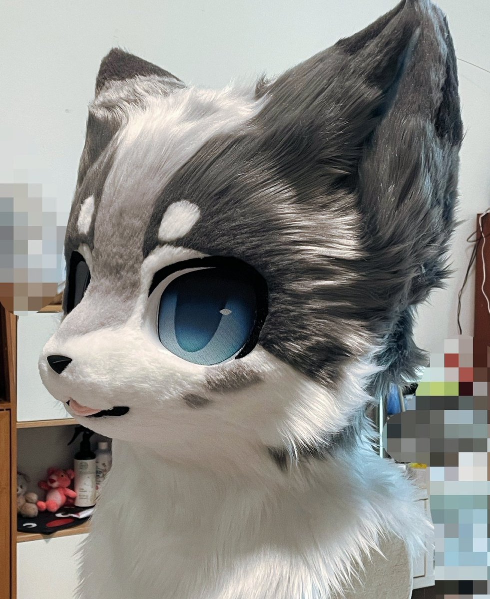 Furmul4's tweet photo. 회색 늑대 🐺💙
[40.0]

3D 프린트 TPU 헤드 베이스 + TPU 귀
머리둘레 61cm 이하

문의는 DM, 혹은 프로필의 오픈 카톡주세요 (*･ω･)

#fursuit #kemono https://t.co/fuvc7Cqpie