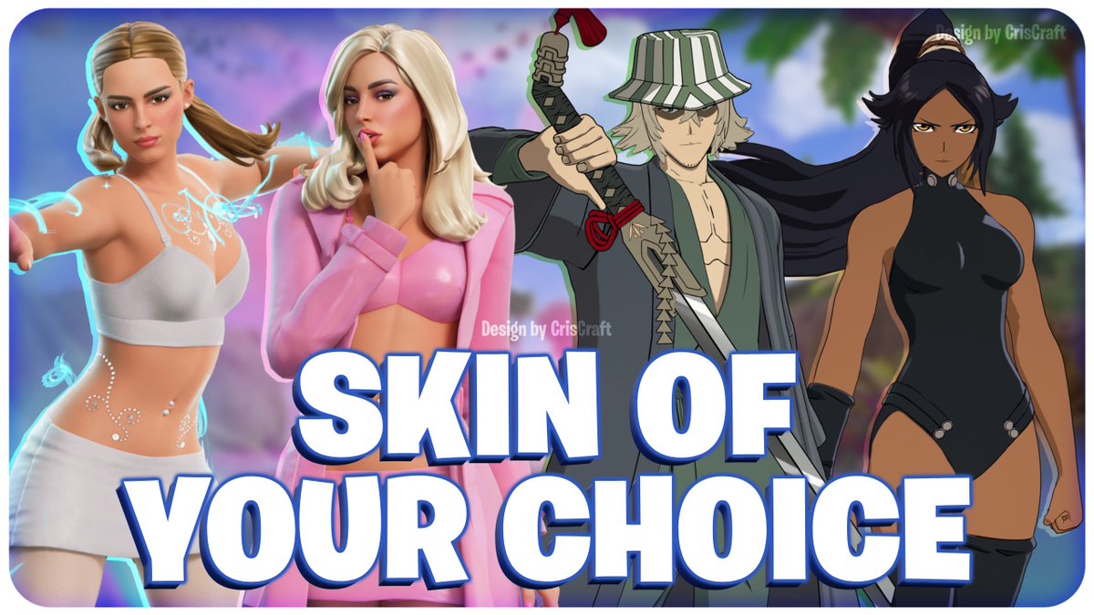 CrisCraft1304's tweet photo. We have another GREAT surprise for you! 💛✨

ONE of you is getting a SKIN OF YOUR CHOICE! 🎁

To enter:
✅ Do the usual stuff (❤️, 🔄)
✅ Follow me 
✅ Tell me which skin you'd choose if you won in the replies
✅ Reply with a funny gif for some extra luck

BUT I need to know... what is your favorite of the upcoming skins? 👀

I'll pick a winner on Saturday after the shop reset! Good luck! 🍀