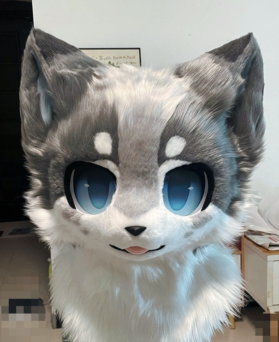 Furmul4's tweet photo. 회색 늑대 🐺💙
[40.0]

3D 프린트 TPU 헤드 베이스 + TPU 귀
머리둘레 61cm 이하

문의는 DM, 혹은 프로필의 오픈 카톡주세요 (*･ω･)

#fursuit #kemono https://t.co/fuvc7Cqpie