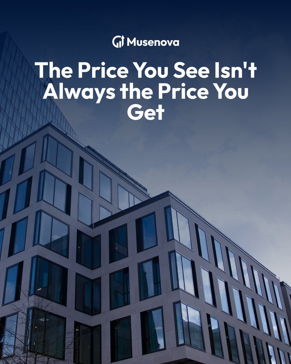 musenovalive's tweet photo. The price you see isn't always the price you get. Market shifts affect execution quality—experienced traders know this. 📈 

#Musenova #TradingTechnology #Execution #FinancialMarkets #TradingPlatform #MarketInfrastructure #Fintech https://t.co/eUQUqSmhko