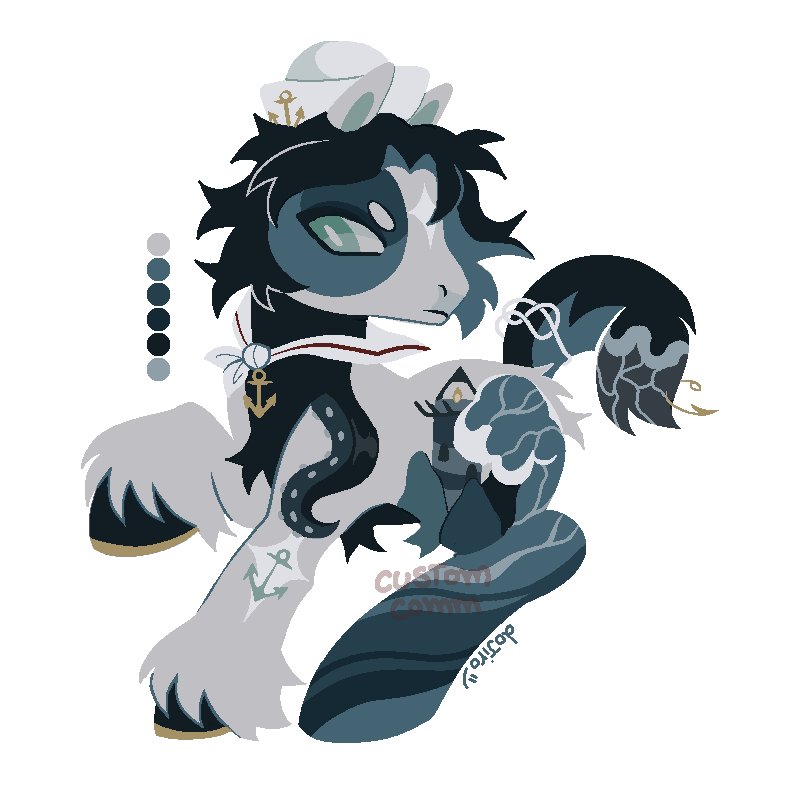 LilDojir0's tweet photo. Another Sailor Pony design⚓️

I made this guy as a custom to someone on toyhouse, would you guys be interested on custom commission in this style? Price would be around 💲35usd+ https://t.co/jte1Hb9LZl