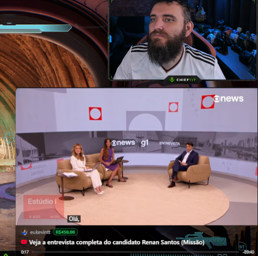 Chief117Br's tweet photo. Mandaram, mandaram a entrevista completa... bora ver o Renan Santos:

> Traindo as pautas que prometeu pros gados dele
> Sendo feministo
> Pedindo desculpa por piada
> Não é mais um BUKELE
> Assumindo que vai se aliar ao CENTRÃO

A LIVE VAI SER GLORIOSA!!! https://t.co/i81WfNRUvk