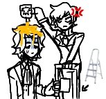 1000dishwashers's tweet photo. just got reminded of the time i was talking about my canadian yesod HC and drew this https://t.co/VlnhNwY3rv