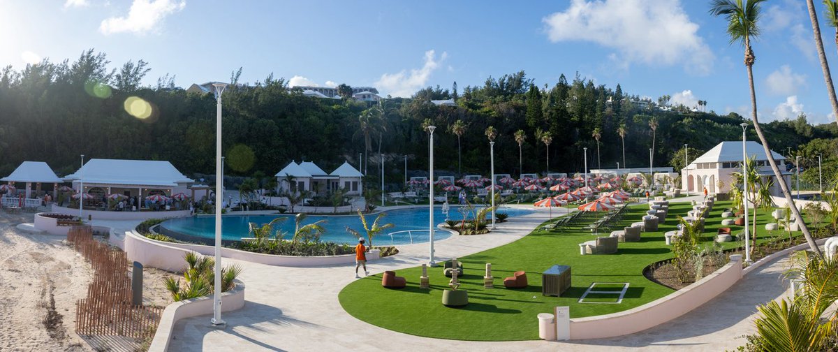 BdaGovernment's tweet photo. The Government of Bermuda welcomed the official opening of the newly redeveloped Palmetto Beach Club—the first completed guest experience within the wider redevelopment of the iconic resort.

The opening marks continued progress towards the full reopening of the Fairmont Southampton, supporting jobs for Bermudians, strengthening tourism and enhancing Bermuda’s visitor offering.

Learn more: https://t.co/KvnMXJLBeH