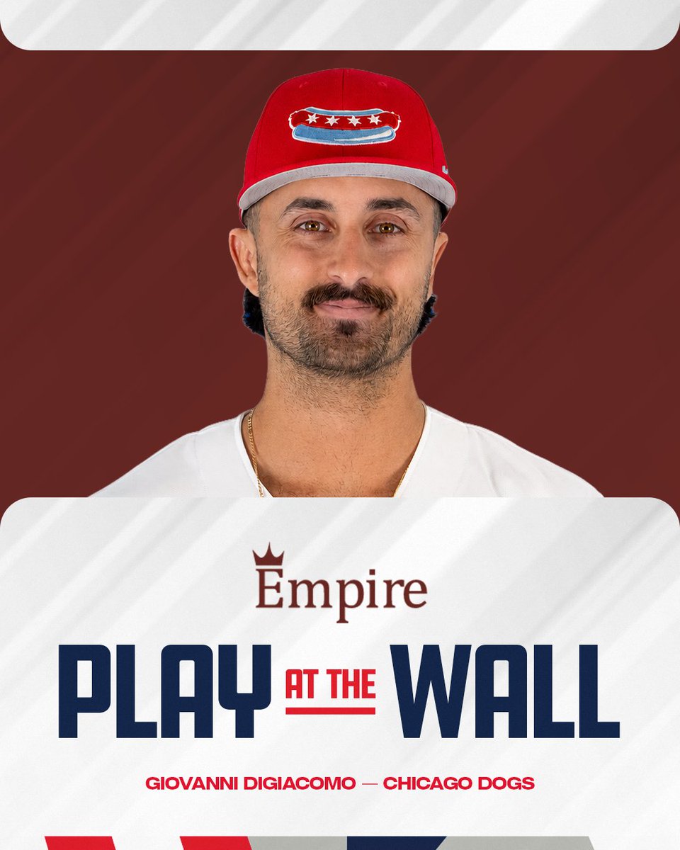 AA_Baseball's tweet photo. July's Play at the Wall monthly award goes to the @TheChicagoDogs' Giovanni DiGiacomo!

Presented by @Empire_Nebraska https://t.co/RjZCjop9jF
