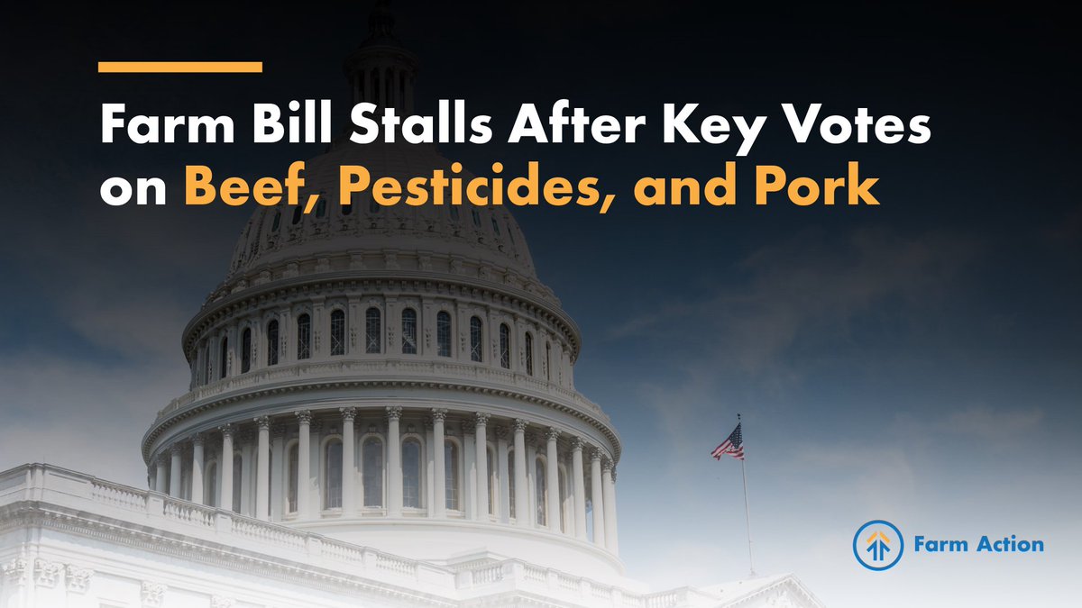 FarmActionUS's tweet photo. BREAKING:

The Senate Ag Committee just took three landmark votes on pivotal issues for independent farmers.

Pesticide immunity.

Mandatory Country-of-Origin Labeling for beef.

Corporate monopolization.

Here’s what happened:

First, they took one step toward delivering a huge win for farmers.

A bill to restore Mandatory Country-of-Origin Labeling is now officially included in the Farm Bill.

MCOOL empowers consumers with information on where their beef comes from, so you can support U.S. ranchers at the grocery store, and it strengthens U.S. cattle producers’ ability to compete with foreign corporations.

Second, the Ag Committee delivered a devastating blow to the MAHA agenda.

Senator Cory Booker’s amendment to reverse the Supreme Court’s pesticide liability shield unfortunately failed on a party-line vote.

Third, Senator Chuck Grassley’s amendment to codify Biden-era Packers and Stockyards Act rules also fell short.

And finally, the Ag Committee did not vote on the Save Our Bacon Act, a proposal we have strongly opposed.

Why?

It would overturn state rules like California’s Prop 12, which banned the sale of pork raised in cruel gestation crates.

Prop 12 gives independent farmers a rare market advantage over corporate producers who have not met these requirements.

The Farm Bill failed to advance, however, it leaves the ultimate question up in the air:

Will the final bill meaningfully address corporate concentration, strengthen competition, and expand market power for independent farmers?

@SenBooker