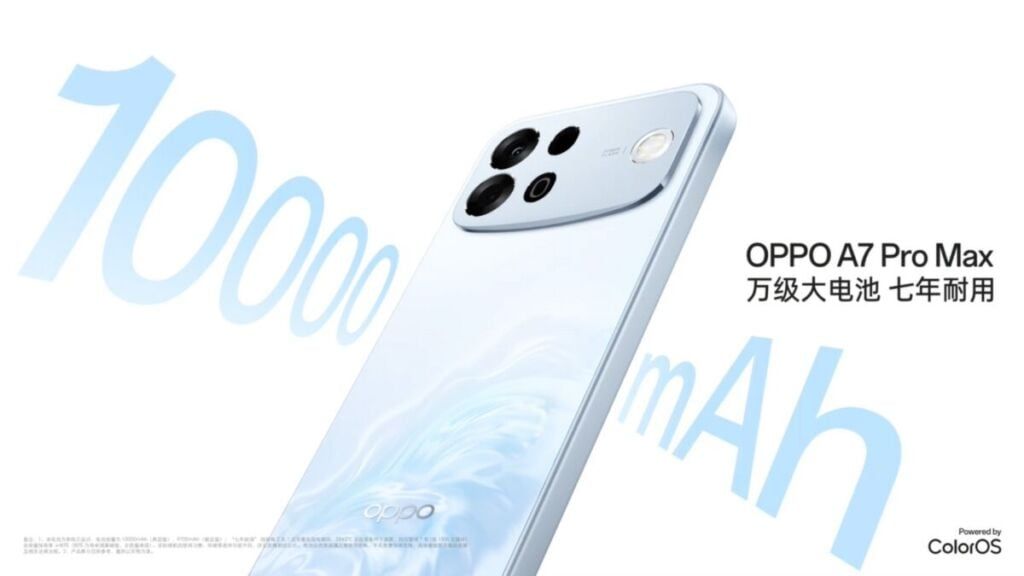 MiuiBlog's tweet photo. Oppo A7 Pro Max è ufficiale: batteria da 10.000mAh e ricarica 80W #10000mah #amoled120hz #batteria #ip69k #oppoa7promax #ricarica80w #smartphoneoppo #snapdragon4gen5 

👉 https://t.co/BXsQGF2ktx https://t.co/giFQ9yULZ4