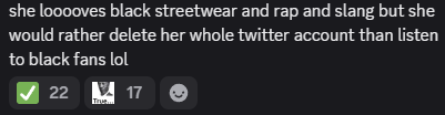 JABBRWONGR's tweet photo. they love underground culture but would never ever ever care about the opinions of the people from that culture. ive literally been saying this since i started the series they dgaf they just like the "aesthetics" 😭 https://t.co/Kcu2rbPwfb