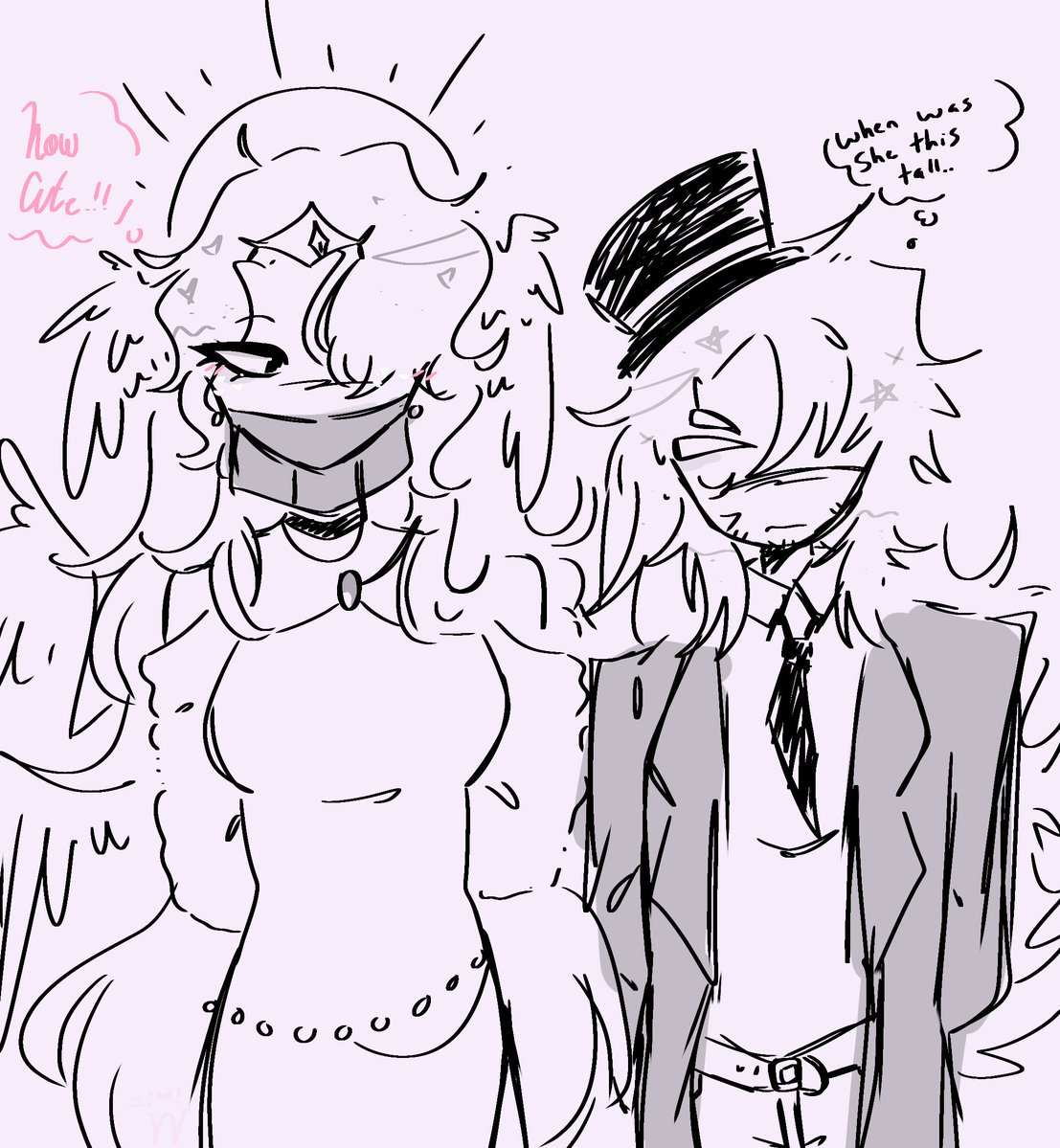 scribblemimi's tweet photo. Wife and Husband next to eachother after months lol https://t.co/NdpdCkVfSr