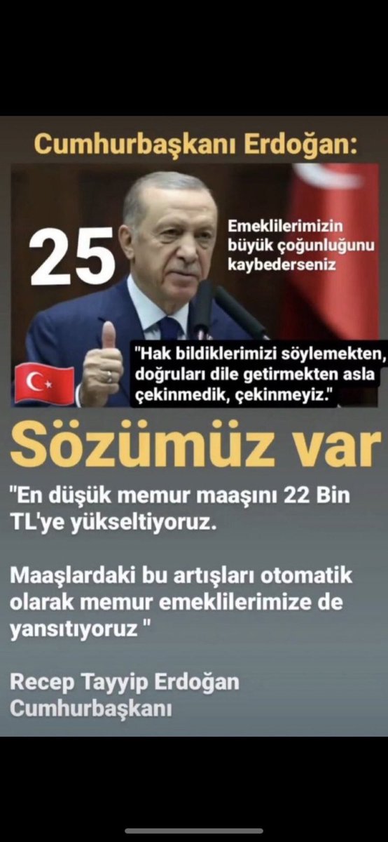 elkap_necla's tweet photo. #EmekliMemur 
Anayasanın eşitlik ilkesine rağmen 39 aydır verilmeyen 
5434 sayılı kanuna rağmen elinden alınan Seyyanen zammı! 
2.5 milyon memur emeklisi 
Unutmadı‼️
Unutmayacak‼️
Unutturmayacak‼️
Vazgeçmeyecek‼️
@RTErdogan 
@Akparti 
@MHP_Bilgi 
#MemurEmeklisineAdalet https://t.co/ddOs4OZ5HH