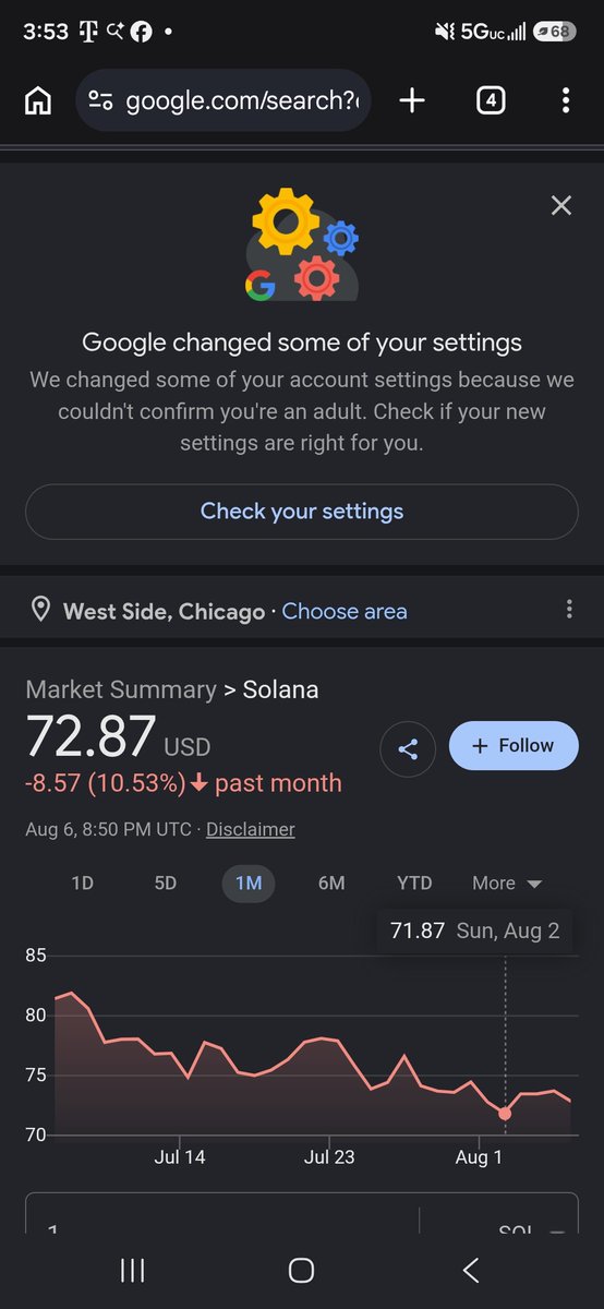 JohnnysCrypto's tweet photo. Please explain this to me https://t.co/wEJ3cqgoED @JupiterExchange  your perps are the only exchange that splana crashed to 70.54 but the other 5 i checked were at the real price 71.56 you guys know where. Trading perps that's criminal to manipulate the price of solana to liq ppl https://t.co/FNa7JpxEXY