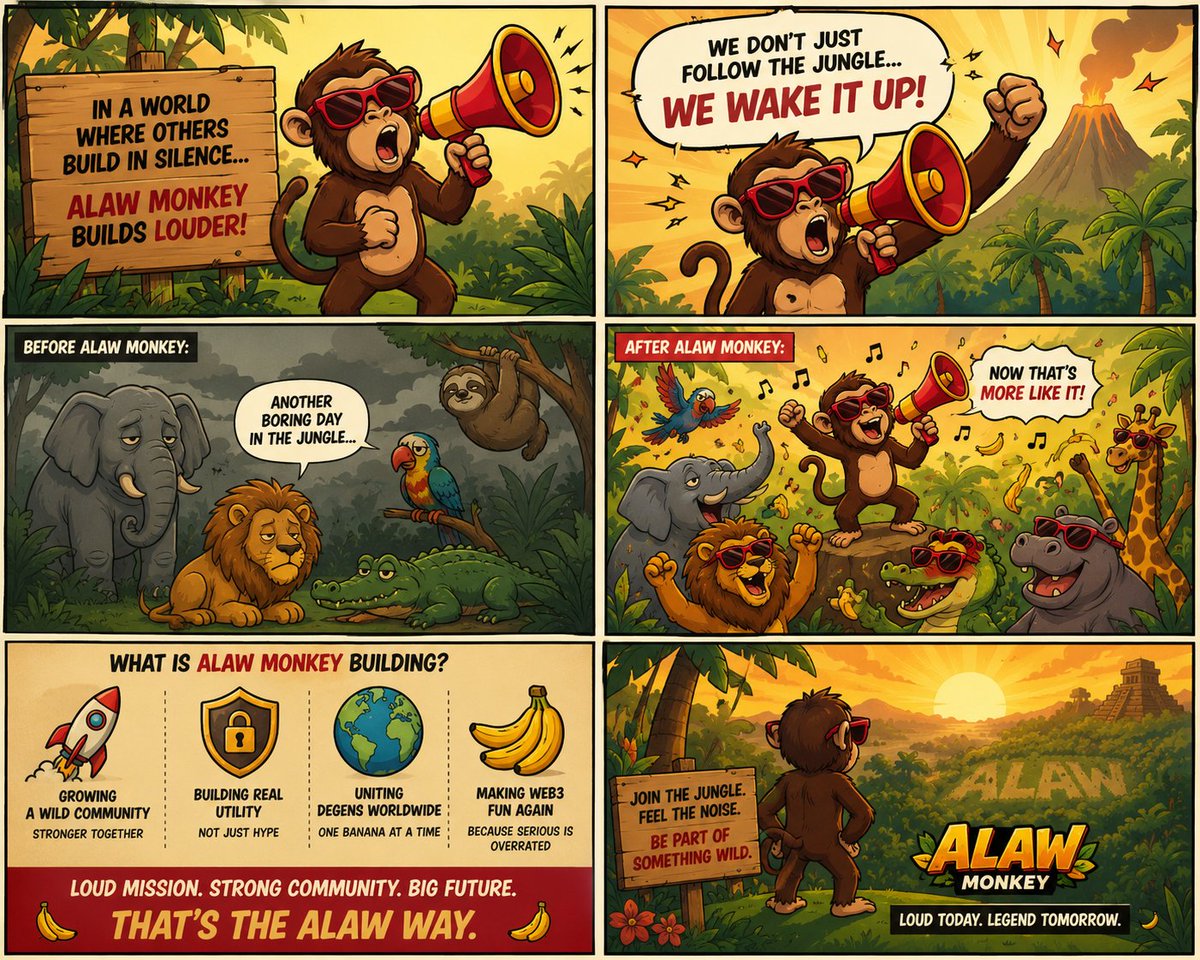 Vin_web_'s tweet photo. One loud monkey. One wild community. Endless good vibes. ๐ต
Here's my entry, I hope you love it.
@ALAWMONKEY #AMONKEY https://t.co/Ah0LSf8RTs