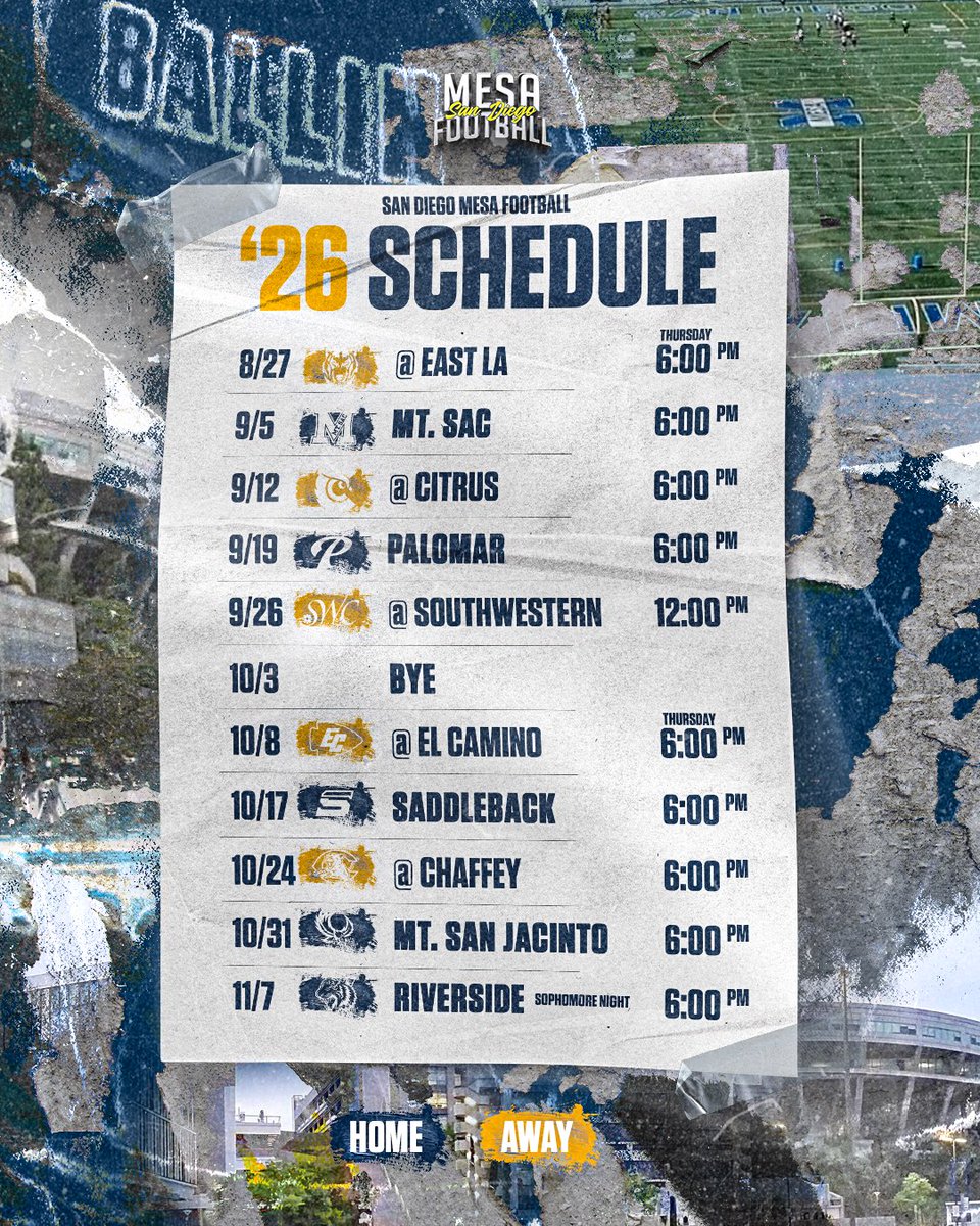 SDmesafootball's tweet photo. The 2026 stage is set for battles 😤

#BALLIN #Gridiron #Jucofootball 

@BallCoachGW @JUCOFFrenzy @EC_Preps_SD @sdfootball @DrRyanShumaker @scfafootball https://t.co/V9bMQx97m4