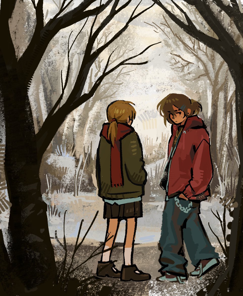 Whixon_'s tweet photo. guy who is definetly studying backgrounds and trying not to make it obvious. anyway isaac norah my final girls https://t.co/1qJ3pZ7ybD