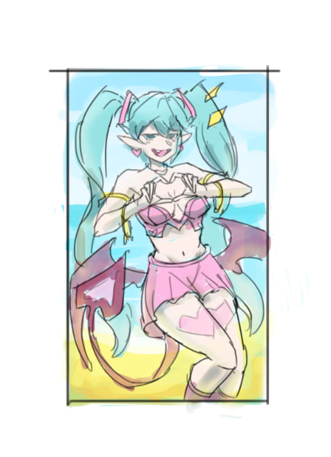Awestern_art's tweet photo. WIP HATSUNE MIKU https://t.co/FHyIDxjXRI