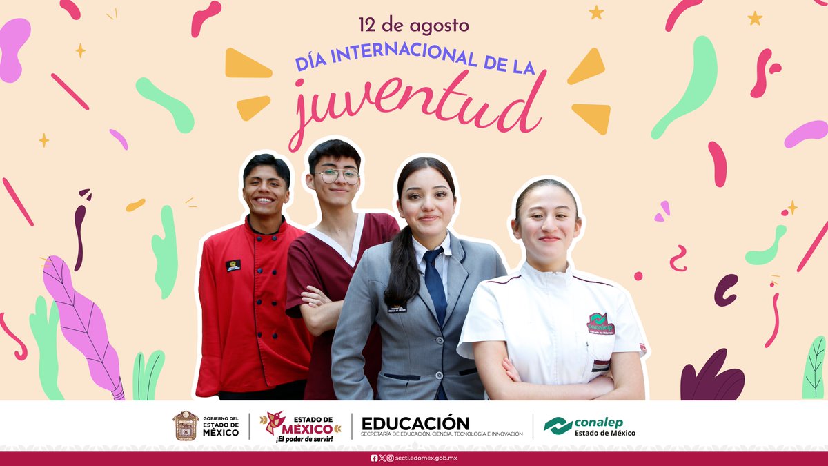 Conalep_Edomex's tweet photo. 💡 Las juventudes transforman ideas en acciones, retos en oportunidades y sueños en proyectos que cambian el mundo 🌎

✨ ¡El futuro también se construye desde hoy!

#DíaInternacionalDeLaJuventud #Juventudes #JuventudesQueTransforman https://t.co/QbZpQTUvEH
