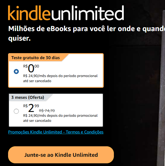 becoHQs's tweet photo. 🚨KINDLE UNLIMITED LIBERADO🚨

3 MESES POR APENAS R$2,99

TESTE AQUI
https://t.co/F3CEbCSb8D https://t.co/W2T95R15d8