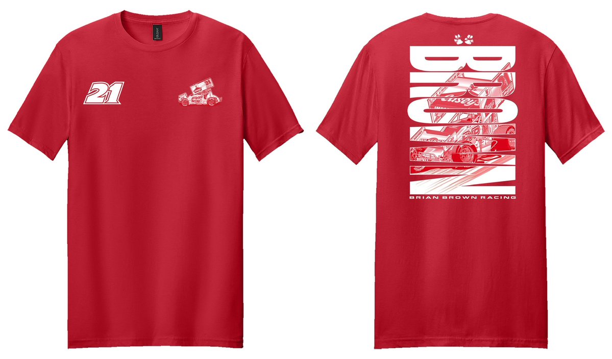 BrianBrown21's tweet photo. 🏁 Knoxville Nationals Merch Drop! 🏁

We’re bringing a ton of brand-new merchandise to the Knoxville Nationals!

🔥 New for 2026:
• All-new Browny 2.0 shirts for the kids
• 4 brand-new adult t-shirt designs
• 2 new girls’ tank tops
• All-new toddlers’ tees and onesies
• Brand-new hat styles

Plus, we’ll have race-used, autographed helmet shields and gloves available!

📍 Merch Trailer opens at 5:00 PM today under the grandstand.

Stop by early and grab your favorites before they’re gone.