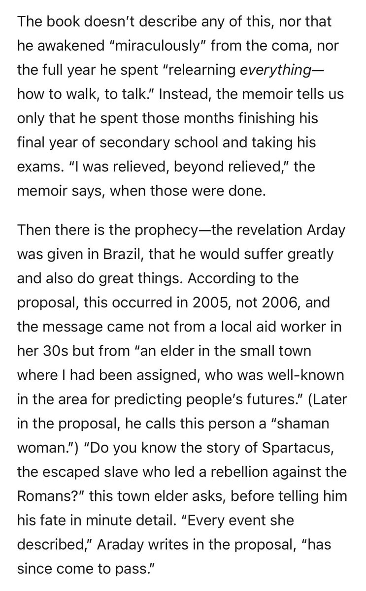 sfmcguire79's tweet photo. The Atlantic has just published a review of Jason Arday’s forthcoming memoir.

They compared it to the original book proposal and observed several inconsistencies.

They reached out to just about everyone involved, but no one answered their questions. https://t.co/jrkHozAUlu