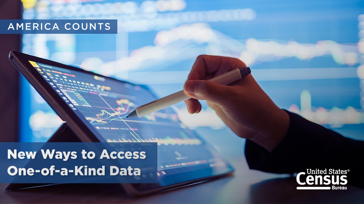 uscensusbureau's tweet photo. You can now access business revenue, payroll, and employment data from the Annual Integrated Economic Survey in one interactive visualization. 📊

Learn more and preview the tool on #AmericaCounts. 
https://t.co/m2MEESWHQu

#CensusEconData #DataViz #BusinessData #DataTool https://t.co/lXr9tSgCGA