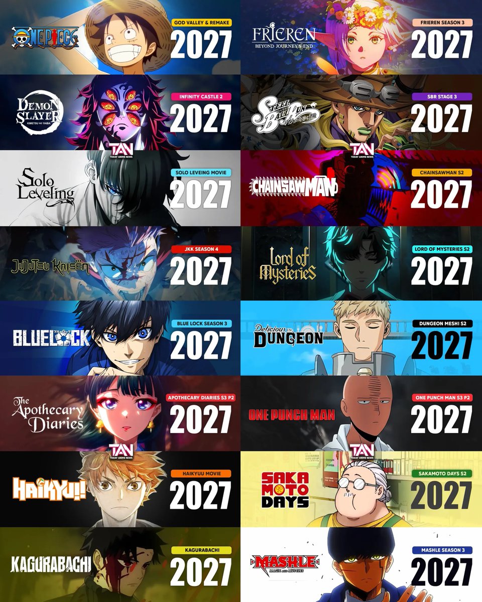 AnimexTwts's tweet photo. 2027 is going to be peak https://t.co/E6TLW7gqio