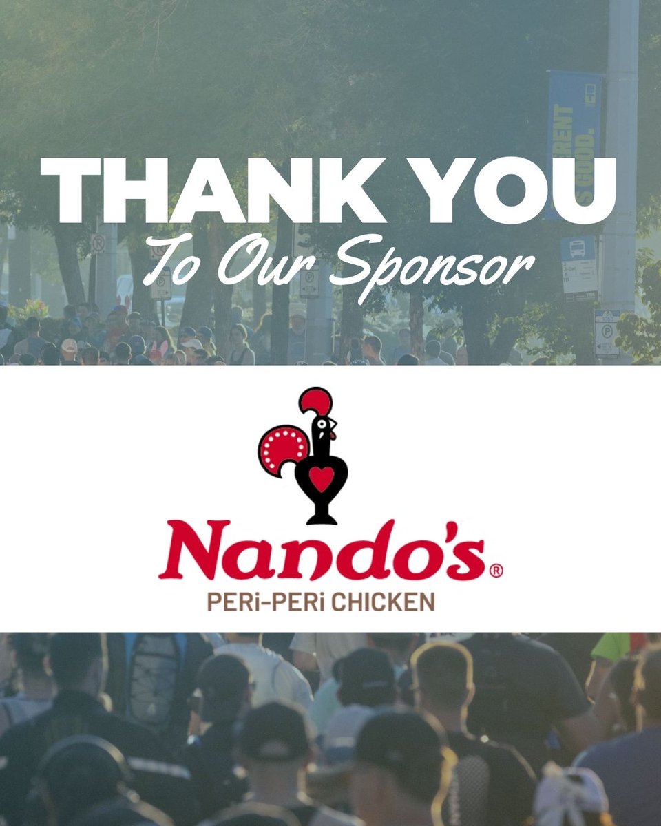 Edm_Marathon's tweet photo. Nando's is fueling our volunteers all race weekend — Official Volunteer Sponsor of the Servus Edmonton Marathon. 🐓 https://t.co/SosTL1wxl0