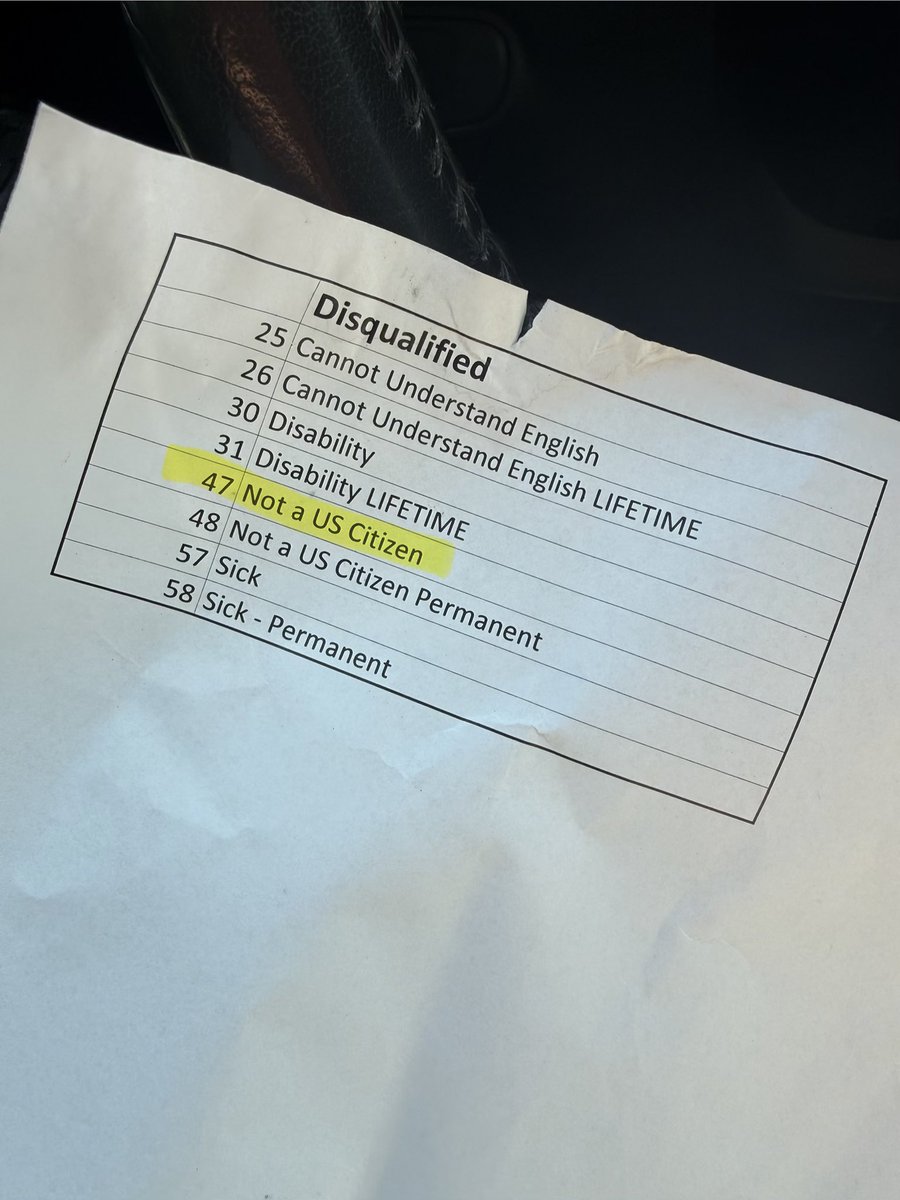 ScottPresler's tweet photo. JUST IN 

A group of exceptional patriots visited the Bucks County Courthouse today to inspect the non-juror list. 

Yes, they found 👉HUNDREDS👈 of non-citizens & are transcribing the list. 

I find it ironic that the code for “non-citizen” is 47.

President Trump, we are working hard to clean the voter rolls across Pennsylvania! 

(I may just personally show up, too.)

📍Bucks County, PA