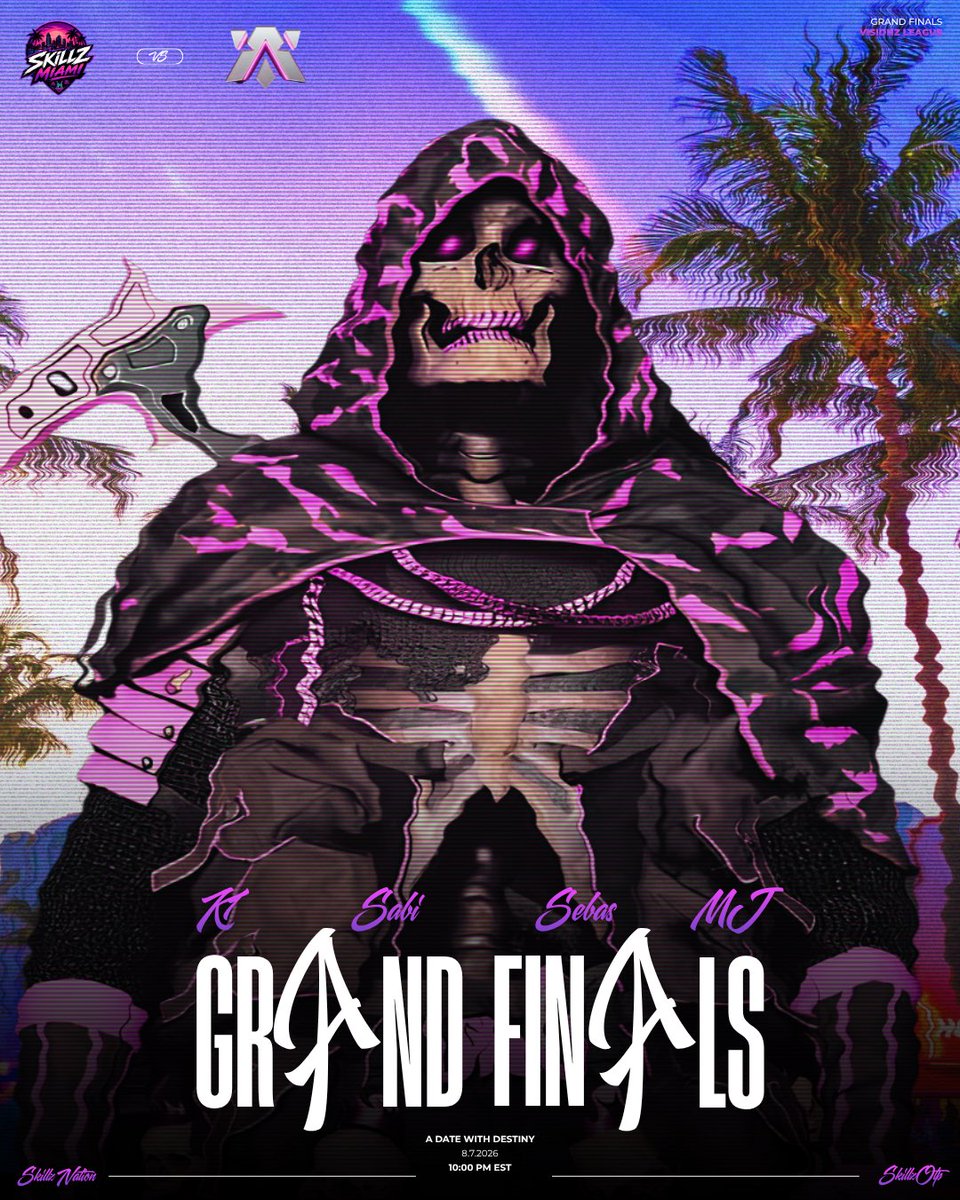 teamskillzclan's tweet photo. GRAND FINALS 8.7.26

10:00PM EST TOMORROW

WATCH PARTY AT: /teamskillz on discord

#fyp #grandfinals #bo7 https://t.co/V1oKaNxg2t