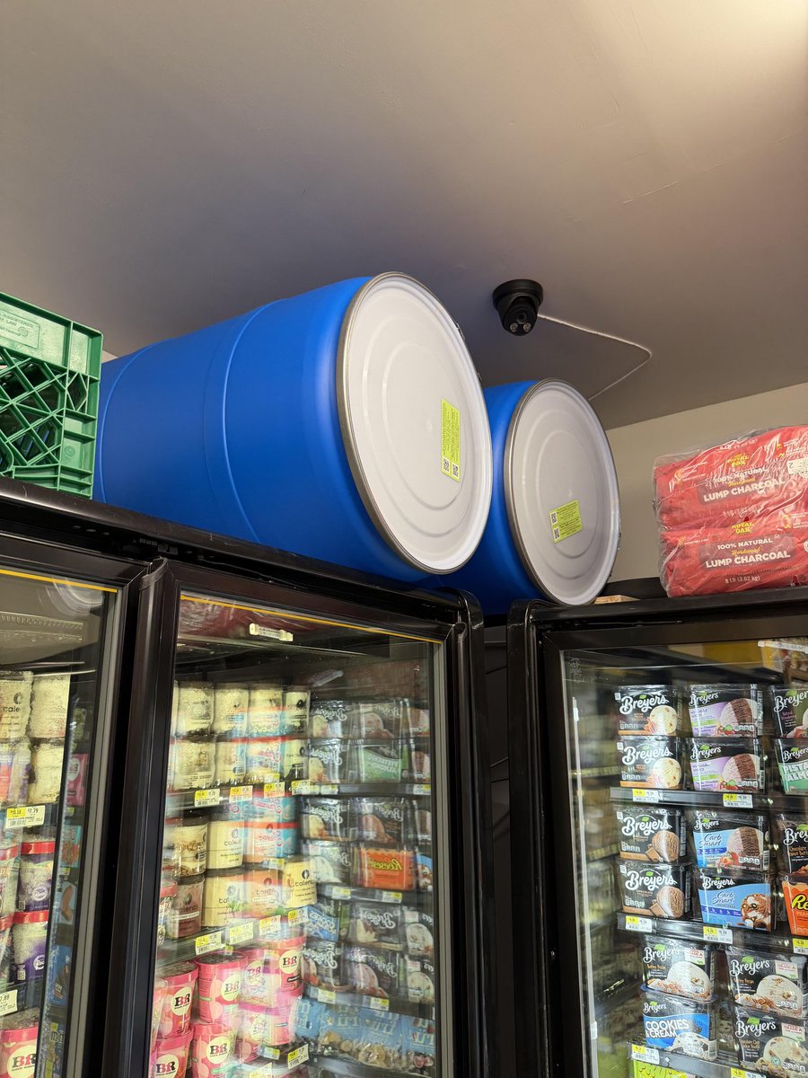 SecularReaction's tweet photo. @AuronMacintyre @Semiogogue There is a huge scam too where they use EBT to load up a plastic barrel of stuff from the corner store and send them to foreign countries too as another form of remittance. https://t.co/abxh1G7O4u
