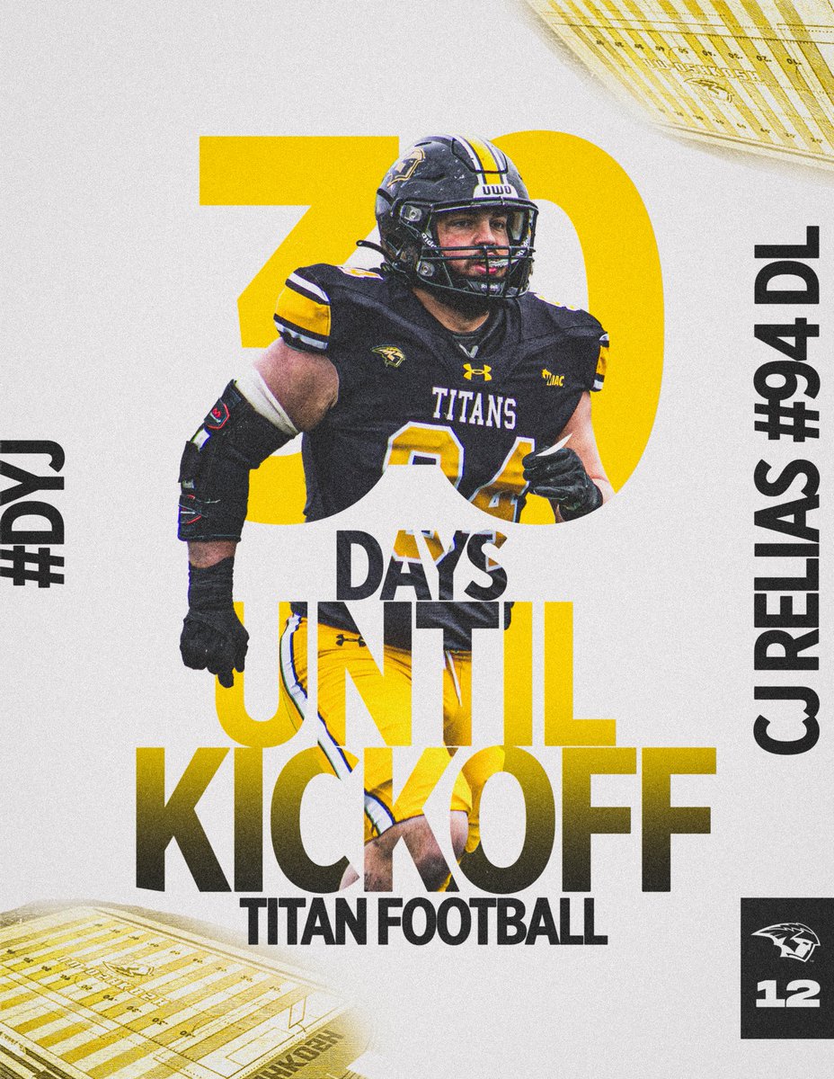 UWOFootball's tweet photo. 30 days until kickoff. ⚔️ 

#GoldStandard | #DYJ https://t.co/KGx20jkaYg
