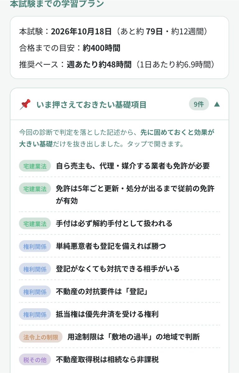 BeariseEdu's tweet photo. 「宅建士 合格ナビ」プレミアム令和8年度版を5名様に。本試験まで全機能使い放題です。

🎁宅建アプリプレゼント企画

【応募】
・フォロー
・この投稿をリポスト
・〆切 8月14日

👇無料の合格診断（14問）と弱点克服ロードマップはどなたでも

https://t.co/U7IepCekgi https://t.co/exwi2S1Eeb