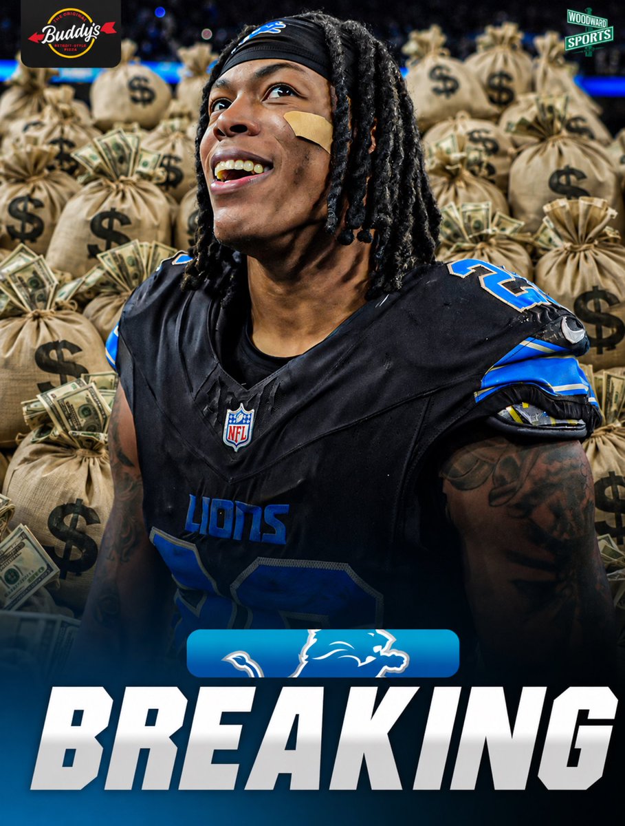 woodwardsports's tweet photo. Jahmyr Gibbs and the Detroit Lions reached agreement today on a three-year, $67.5 million deal that could be worth up to $75.75 million and includes $51.5 million guaranteed 👀

This makes him the NFL’s highest-paid running back, confirmed by his @AthletesFirst agent Todd France (Toddfrance_ on IG).