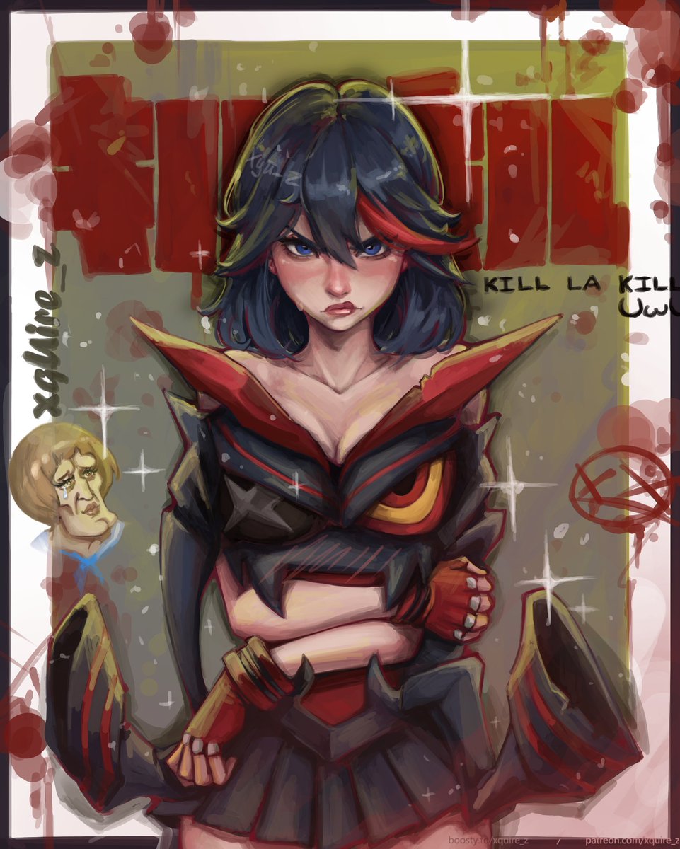 xquire_z_art's tweet photo. she's back☠️

#animeart #fanart #killlakill #RyukoMatoi #anime https://t.co/QQURmPXh1h