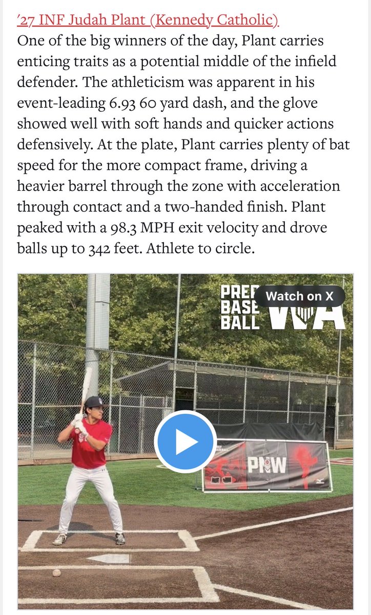 JudahPlant's tweet photo. Thank you for the write up! 🙌
@PrepBaseballWA https://t.co/pKP9k1uNxa