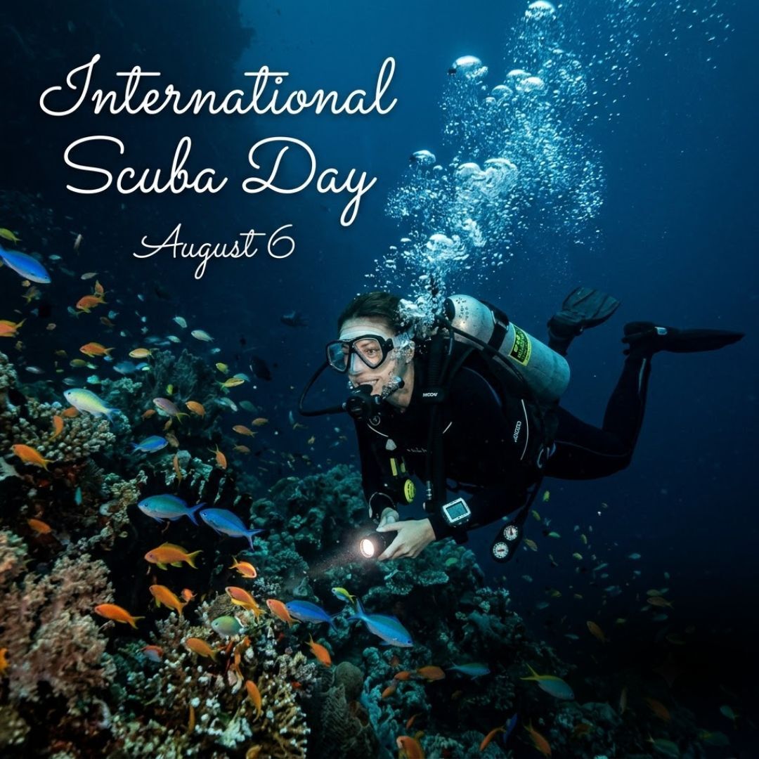 MrRookTalk's tweet photo. Happy International Scuba Day! 
Celebrated every August 6, this day honors over a century of diving gear innovation that finally unlocked the ocean’s hidden depths for us

#InternationalScubaDay #ScubaDiving #OceanVibes #MarineLife #UnderwaterAdventure #OceanLife #ScubaLife https://t.co/nMA3zJnYGu