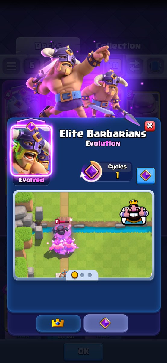 Leviathan_CR's tweet photo. Evo Ebarbs are the most broken Evo I've ever seen. Not only do they have spears that one shot spirits, they RAGE THEMSELVES AS WELL. AND THEY ARE 1 CYCLE EVOS. WHO TF SAID YES TO THIS https://t.co/m2qv58zbmq