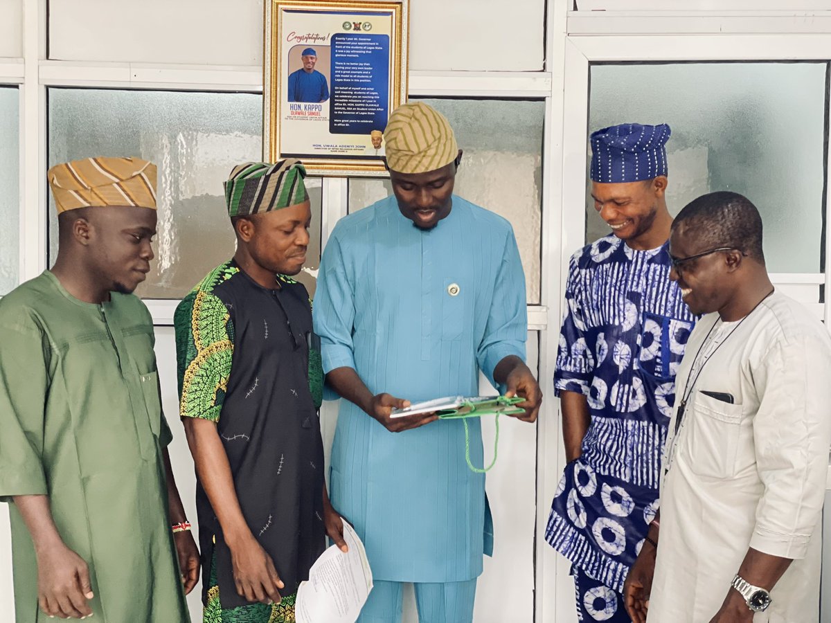 kappozino's tweet photo. Today, I had the pleasure of receiving my own people from Badagry—the Committee Members of the Gbenu Youth Movement, led by my brother, Mr. David Sunday—at my office.

It was a rewarding engagement as we held meaningful discussions on issues of grassroots development and youth-driven progress in Badagry. I am encouraged by their passion and commitment to building a stronger and more prosperous community.

I was also honoured to receive their invitation to the upcoming Gbenu Youth Summit 2026, themed “Lead the Change: From Voice to Action.” I sincerely appreciate the thoughtful gesture and look forward to joining them for what promises to be an impactful and inspiring gathering.

Together, we will continue to champion purposeful leadership, active citizenship, and sustainable development for the benefit of our people.