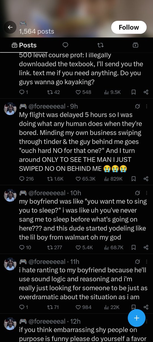 audra_drama's tweet photo. @foreeeeeal Brother, why are we swiping on Tinder while you post about your boyfriend? Either just a red flag or this is an engagement farm account 🚩 https://t.co/4f5TubDY3o
