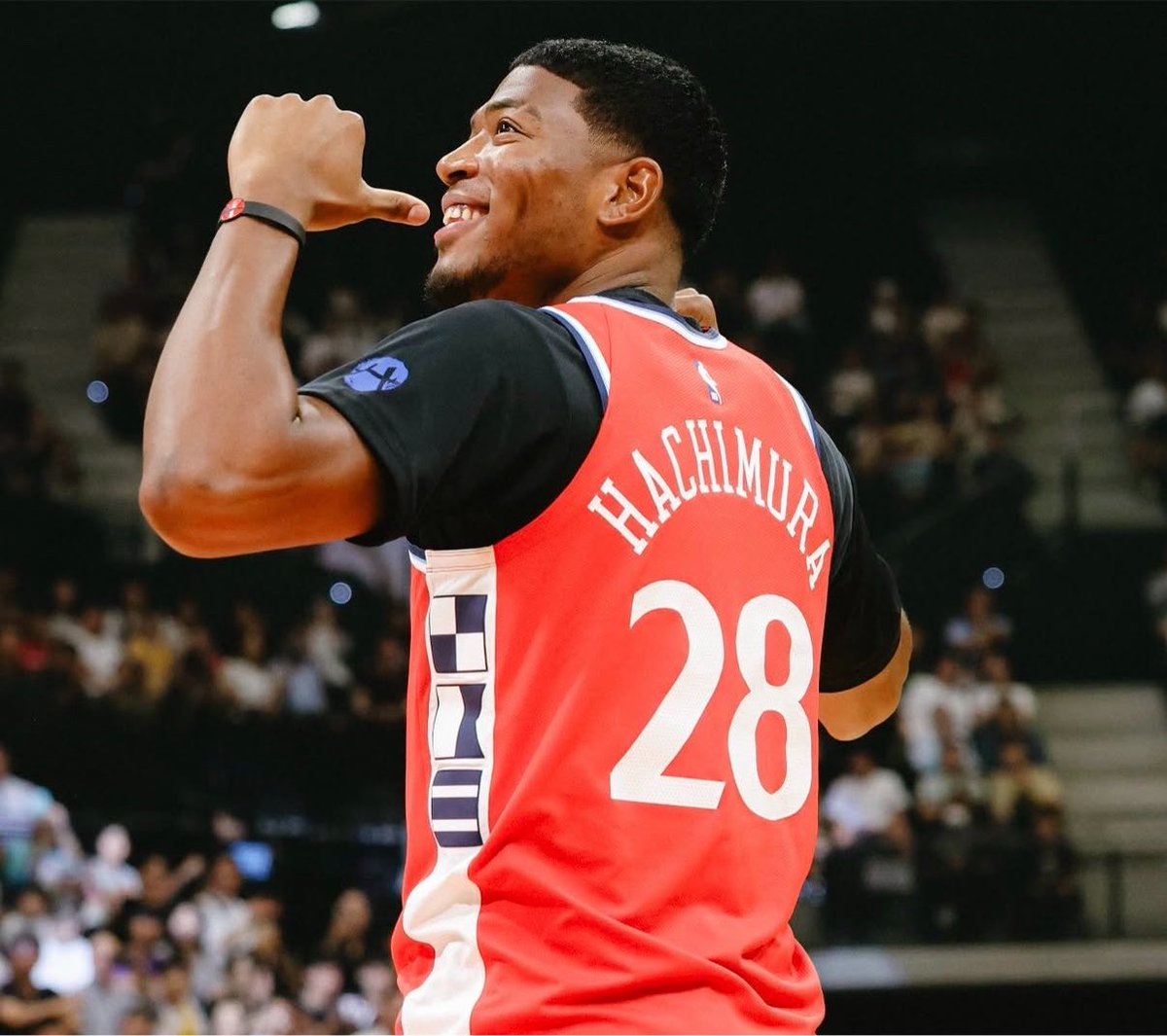 SleeperClippers's tweet photo. Rui Hachimura on leaving the Lakers for the Clippers:

“My top priority was winning. The roster construction, the team organization, and their style of play altogether, the Clippers felt like they gave me the best opportunity.” 

Repping his jersey at his youth camp in Japan 🔥 https://t.co/NPmD5tO0YY