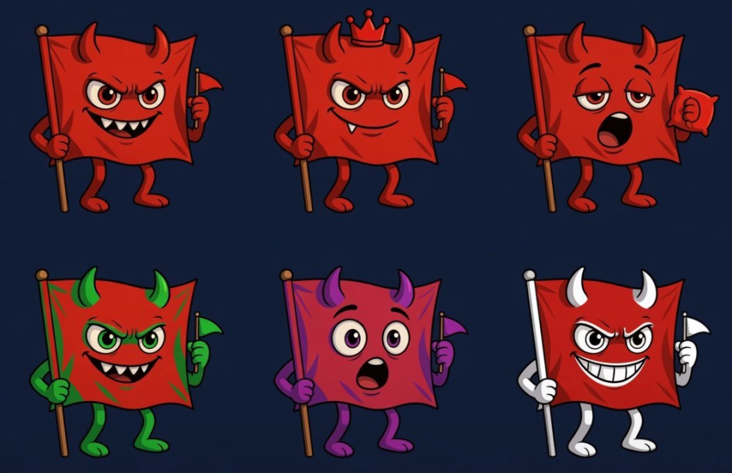 Gabriel532783's tweet photo. Glad to announce my Collaboration with @RedFlags_NFT.🚩

@RedFlags_NFT  consist of Red coloured flags each having a Monster look.

We will be giving away spots to the Elf community.

Requirements:
1.Follow @RedFlags_NFT , @LayerElf 

2. Must be a member of Elf Discord community https://t.co/8VZjMvXpiL