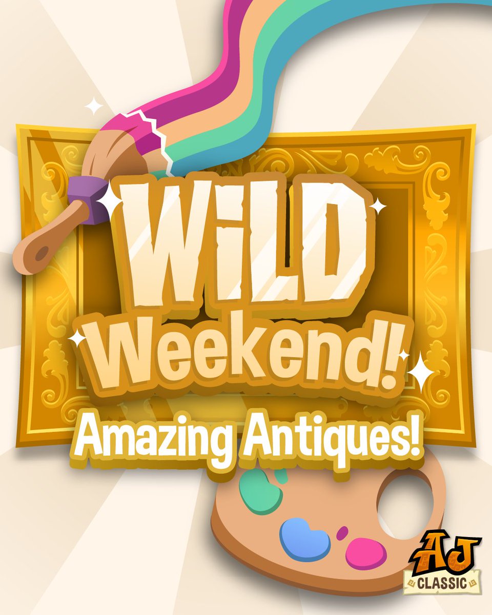 AnimalJam's tweet photo. Celebrate the LAST Wild Weekend of the summer with a gallery's worth of PAINTINGS, plus new ANIMAL COINS! They're available in the Diamond Shop, and in the Hall of Animals in Sarepia Forest! 🎨

#AJClassic #AnimalJam #Wildweekend #kidsgames https://t.co/DNw80yxmne