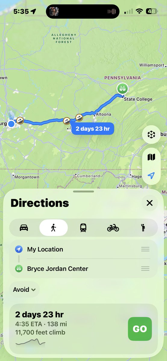 brecjr's tweet photo. @ellalangleymsic please lmk if I need to get walking to the Bryce Jordan Center, I need new walking shoes https://t.co/pcLwoInnQb