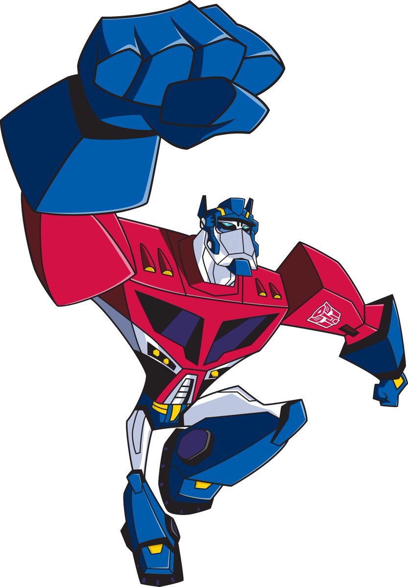 tfaltmodes's tweet photo. HD art of Optimus Prime from Transformers Animated in various different poses. https://t.co/tgXyTpP6kX