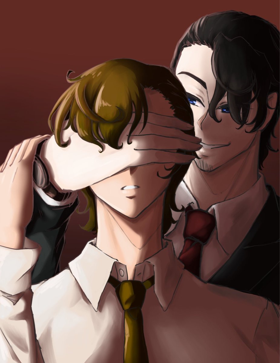 AngelicRoni's tweet photo. Four years exactly. Thank you so much @oni_jpeg for this marvelous piece featuring Tory and Dex, which will be the official names for the leads when I revise and present #WorkingOvertime to the masses.

I absolutely love the wicked expression and the foreboding lighting. Give Rogue Oni some love, I've adored every opportunity where we've had a piece put together!