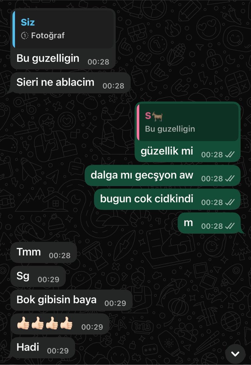 yaagmurrbb's tweet photo. böyle olacaksınız abiijjjimmmm https://t.co/KmHMqImTLc