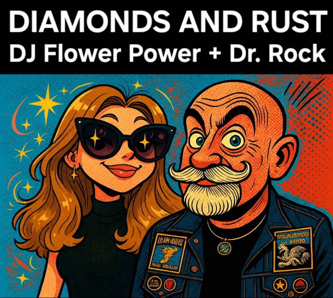 AMRadioMetal's tweet photo. Tonight, DJ Flower Power (age 12) and Dr. Rock (ancient wizard) of WLHA 640 AM are attending a taping of "Wait Wait... Don't Tell Me!" from WBEZ 91.5 FM.

We've been listening forever and are super excited. We believe in radio! https://t.co/qQ2TvLAJ08