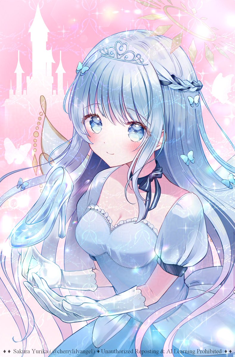 cherrylilyangel's tweet photo. おはようございます♪💫✨

きらきら輝くやさしい心で奇跡を叶えるシンデレラの仮装でおめかしですっ♪
💎🎠(*´˘`*)໒꒱🦋🤍
きらきら輝きと希望に満ちた夢のようにすてきな１日になりますように♪✨

みなさんにしあわせいーっぱいとどけー♪
🤍💕✨ଘ(੭*ˊᵕˋ)੭* ੈ💗‧₊˚ https://t.co/kOgRvZq3Tk
