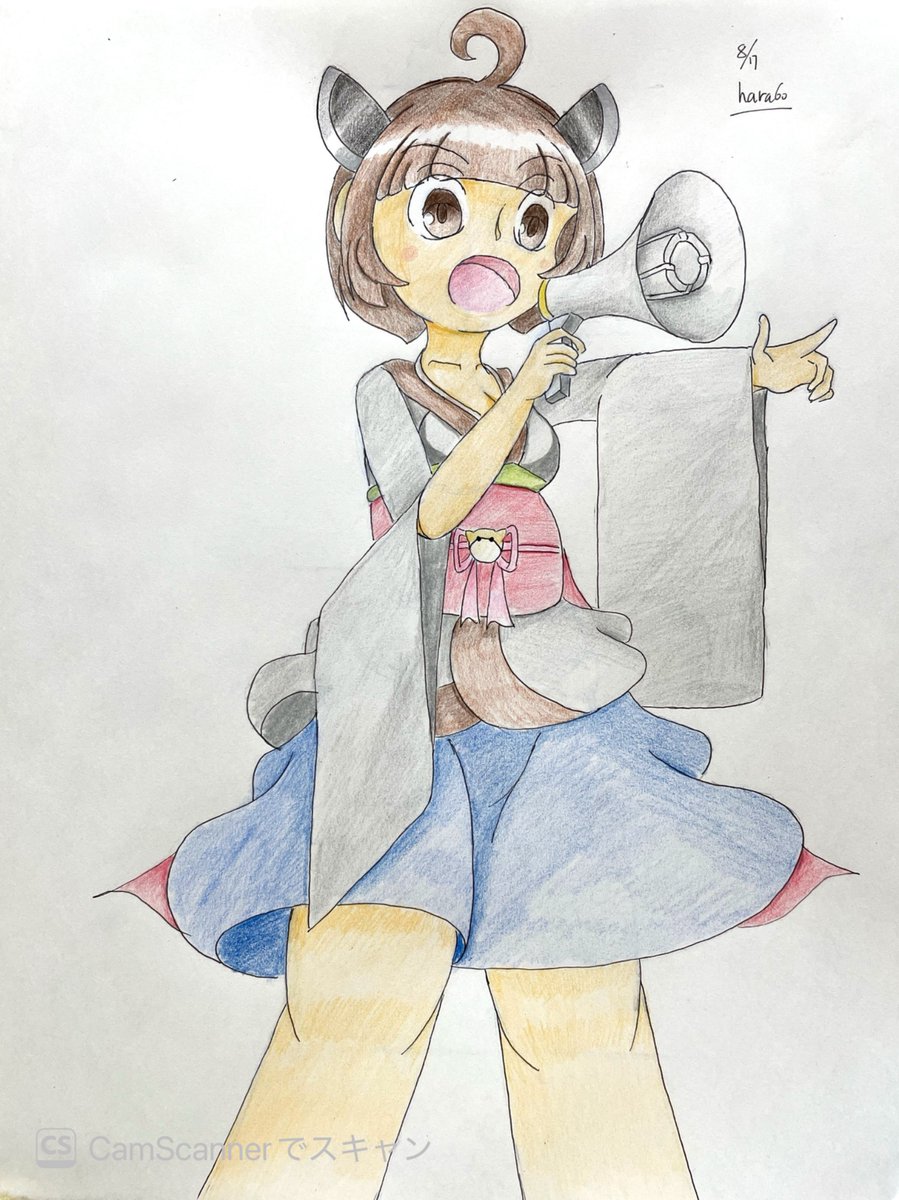 bo_ha's tweet photo. 落書きりたん8月7日
#きりたんキラキラ金曜日 
#東北きりたん https://t.co/dzeK0r9chy