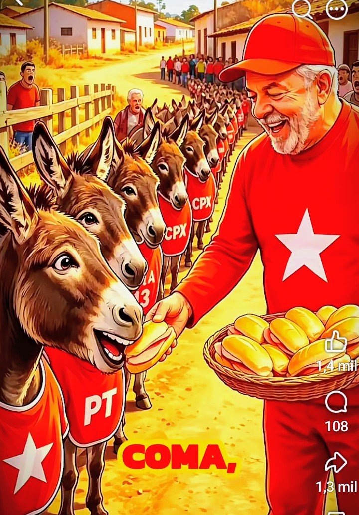 Breno369258's tweet photo. @BelemConceicao A tropa é grande. Vai faltar mortadela. Talvez sobre capim https://t.co/hcN5VbtXyd